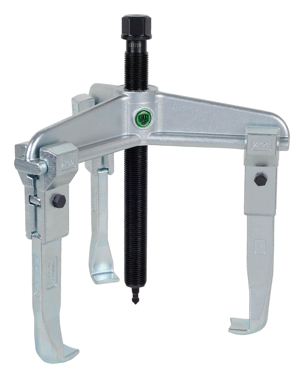 kukko 30-2 3-arm universal puller 160 x 150 mm for pulling bearings, gears, and discs in all common sizes for crafts, workshops, and industry