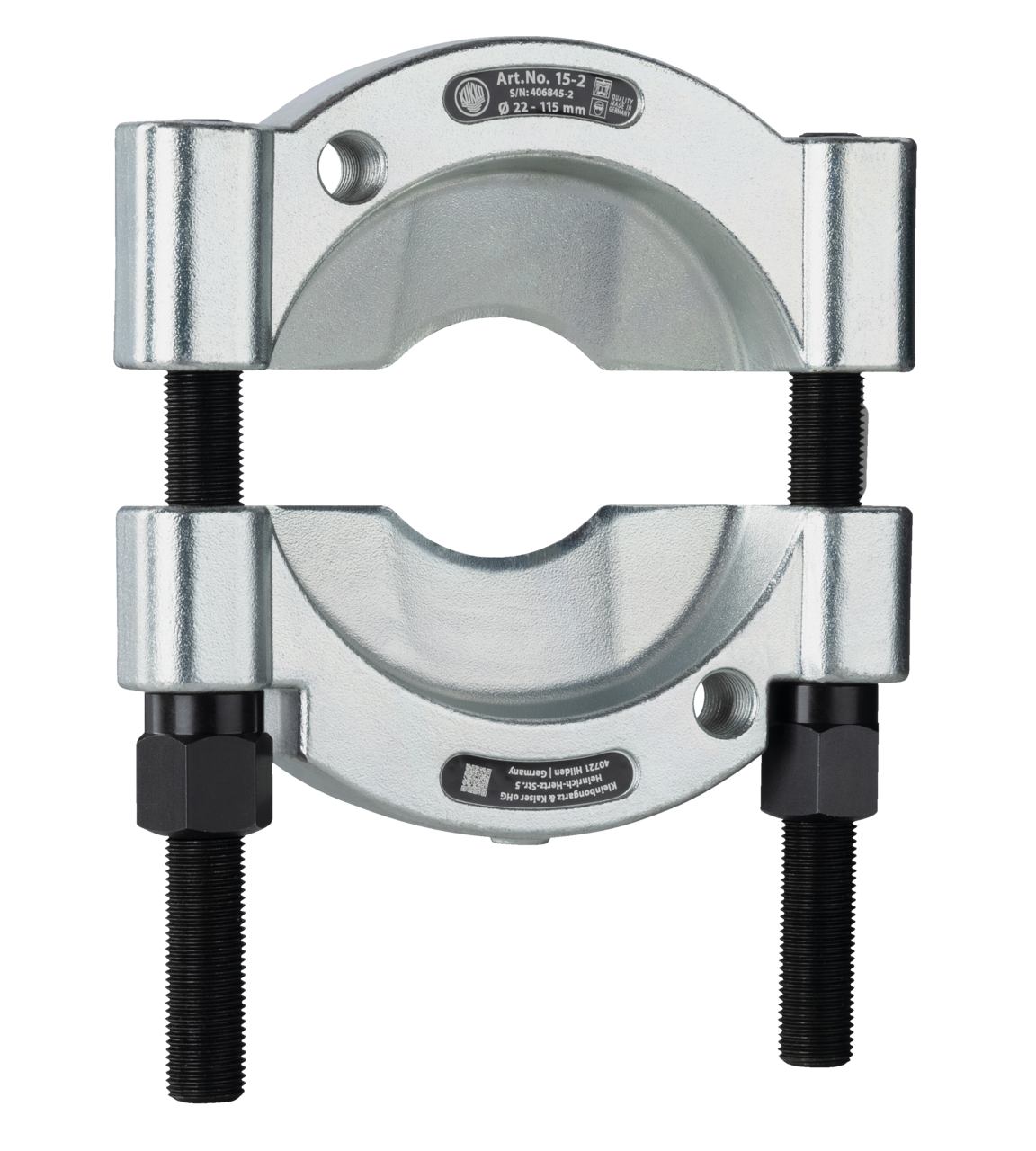 kukko 15-2 cutting device ø 22-115 mm for removal of ball bearings, roller bearings, inner rings, and other flat components in crafts, industr