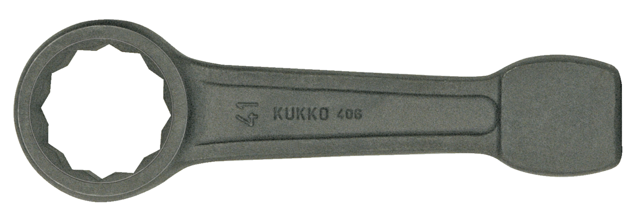 kukko 406-46 impact ring wrench (din 7444) for a greater force transmission; however, an open access to the screw is required