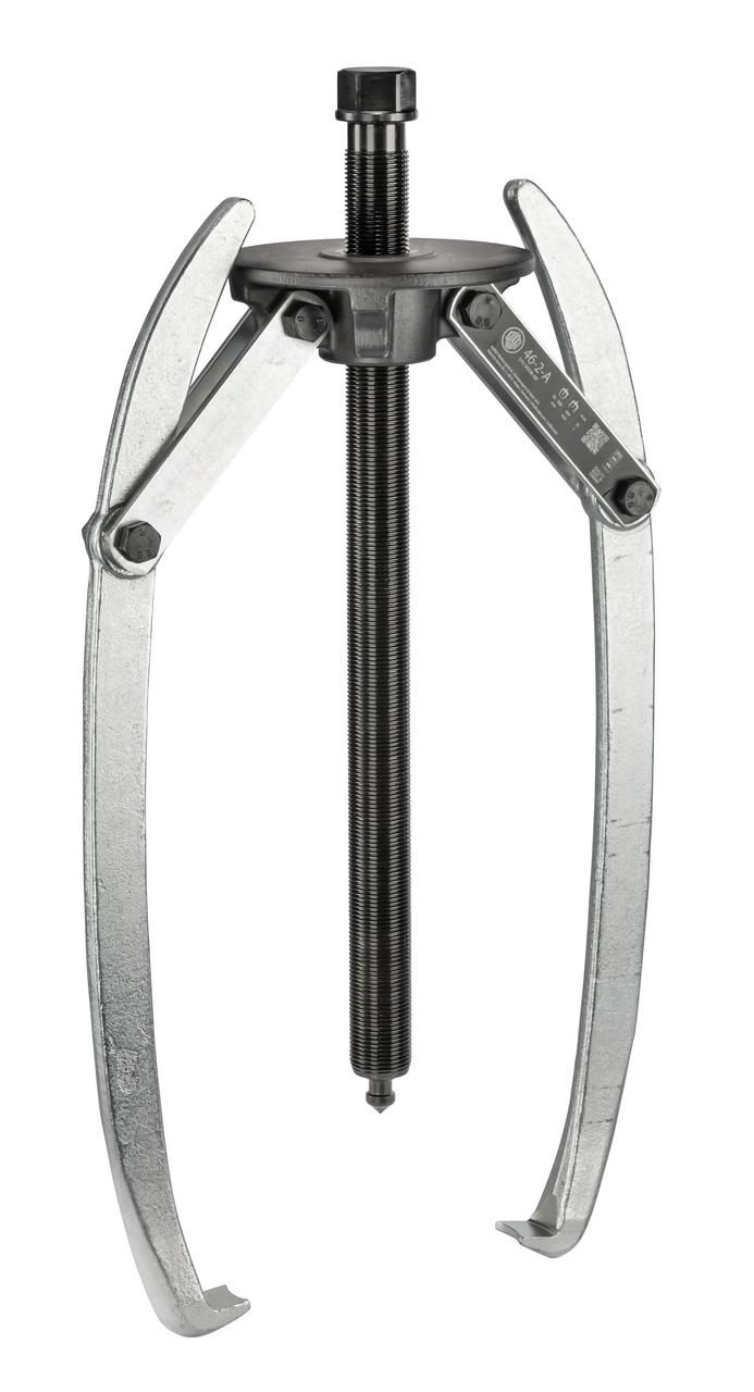kukko 46-2-a heavy-duty, 2-arm universal puller 500 x 450 mm with swiveling puller legs and combination crosshead for crafts, workshops, and industry