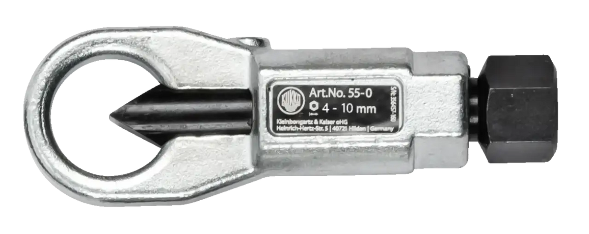 Steel pipe cutting tool, 4-10mm tube cutter, industrial hand tool on white background