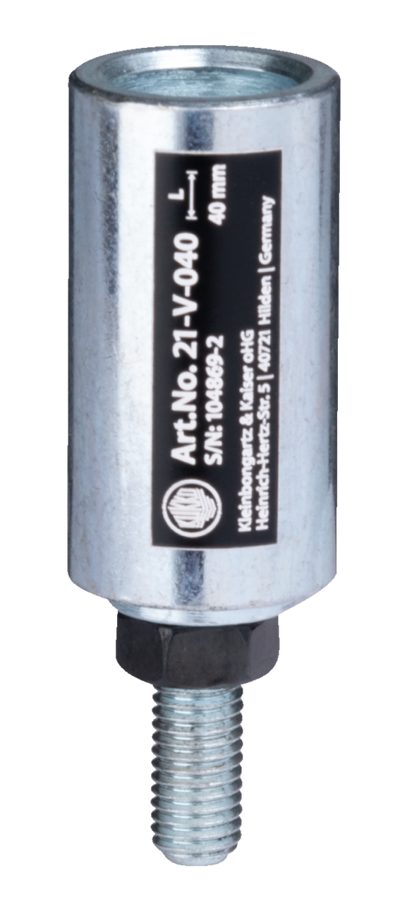 kukko 21-v-040 extension for internal extractor 40 mm for internal extractors of series 21 are used for loosening and pulling out deeply seated bearings, bear