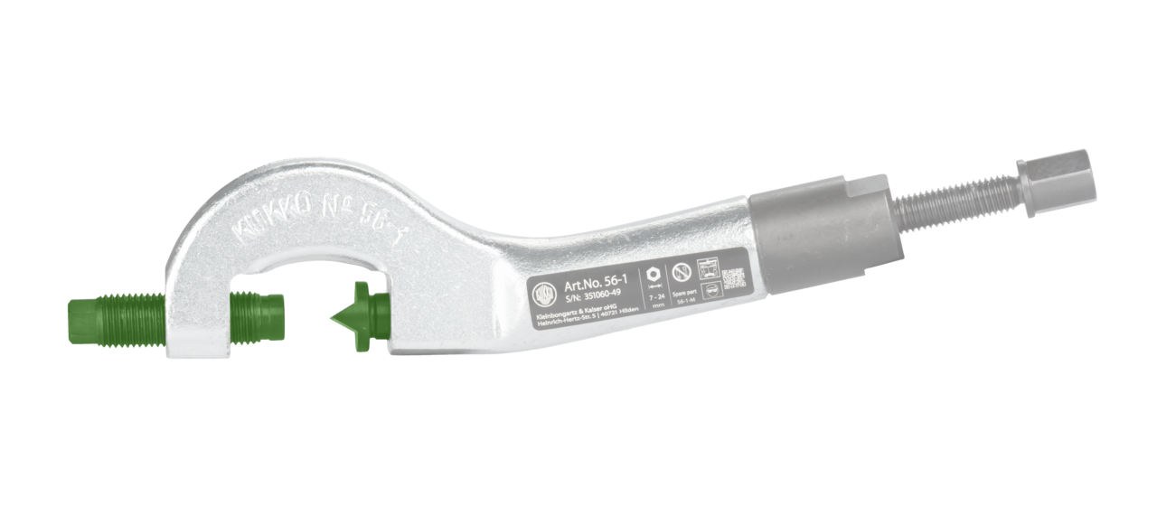 kukko 56-1-m replacement splitter chisel for single-edged, fat hydraulic nut splitters 56-1 for single-sided, fat-hydraulic nut splitters of the series 56