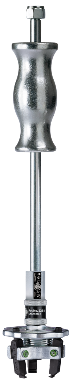 kukko 225-sk-g 3-arm puller with self-centering puller legs for safe and damage-free removal of pressed-on hub caps, wheel covers, and dust and grease caps