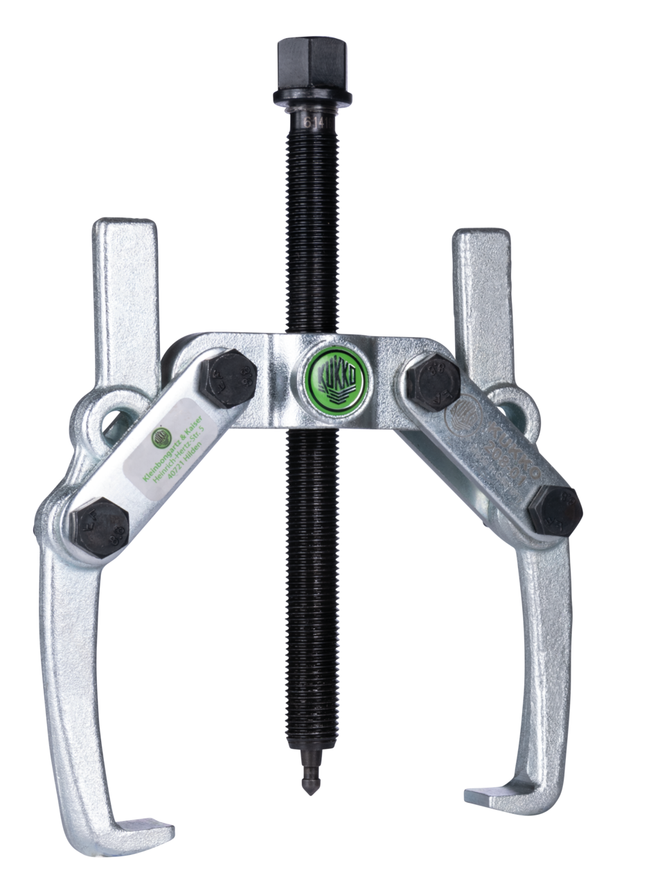 kukko 208-02 3-armed lug puller "economy" 230 x 190 mm with oscillating and height-adjustable puller legs for pulling bearings, gears, and discs in all common sizes for crafts, workshops, and industry