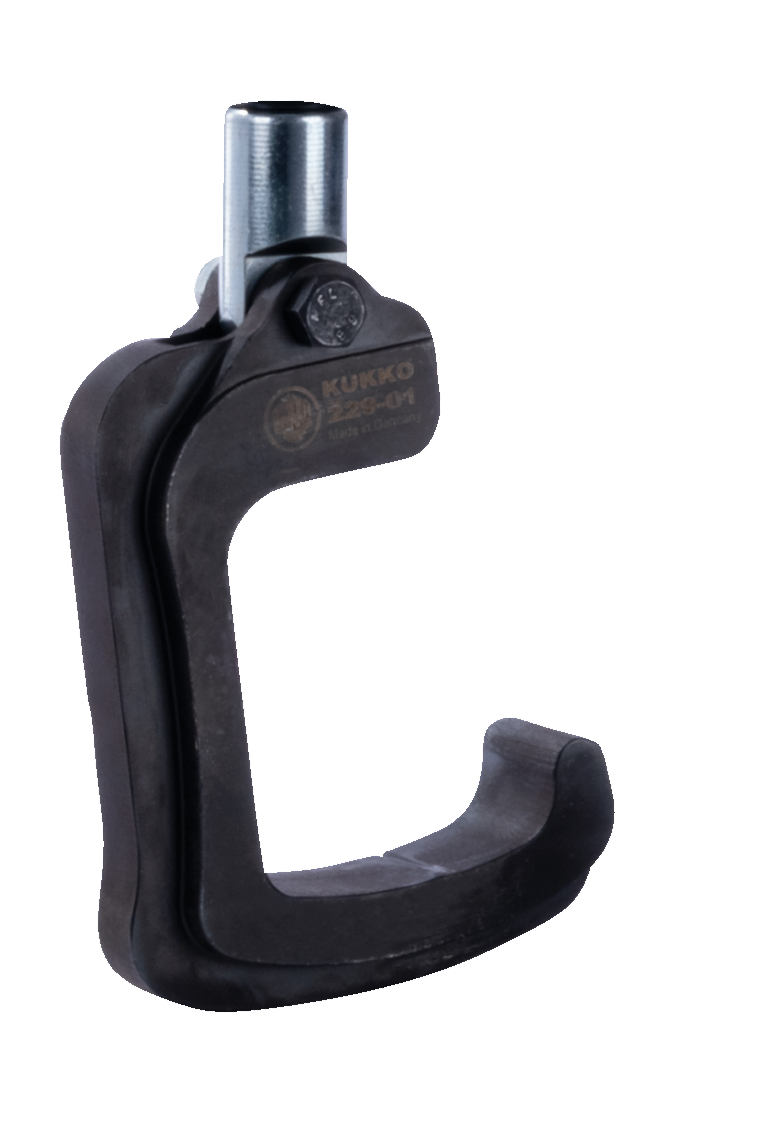 kukko 229-01 hook with toggle joint for 22-0-50 for releasing the control arm from the ball joint clamping and for work on the body in automotive and in
