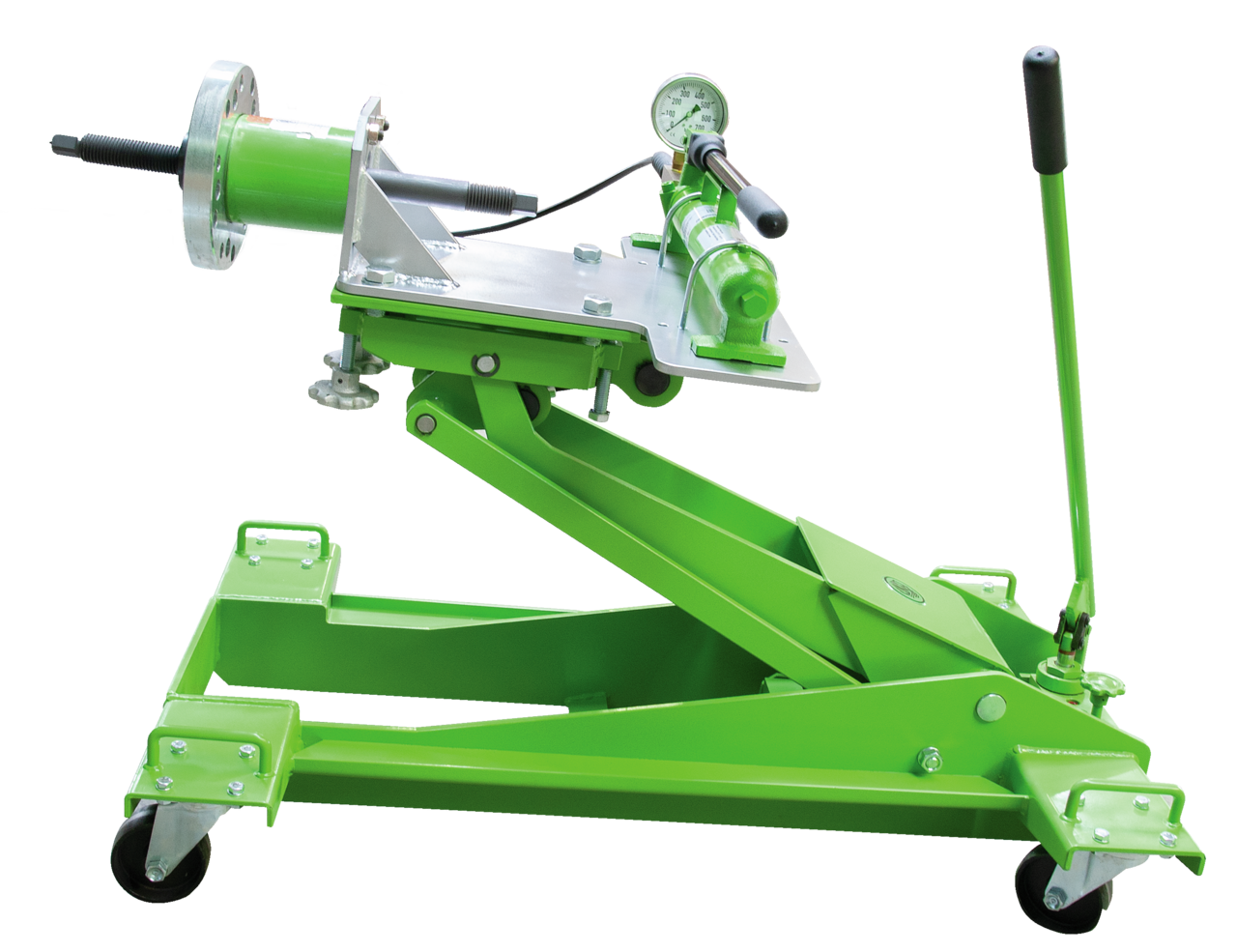 kukko yhu-s-citaro mobile hydraulic hub puller "citaro" with max. 30 t t tension force for pulling wheel hubs in the automotive industry