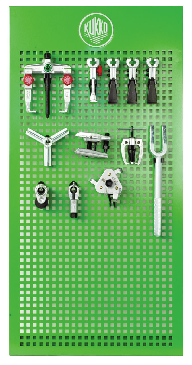 kukko wt-004 puller range  automotive - basic for automotive is a wall panel stocked with suitable tools for application and storage in workshops and