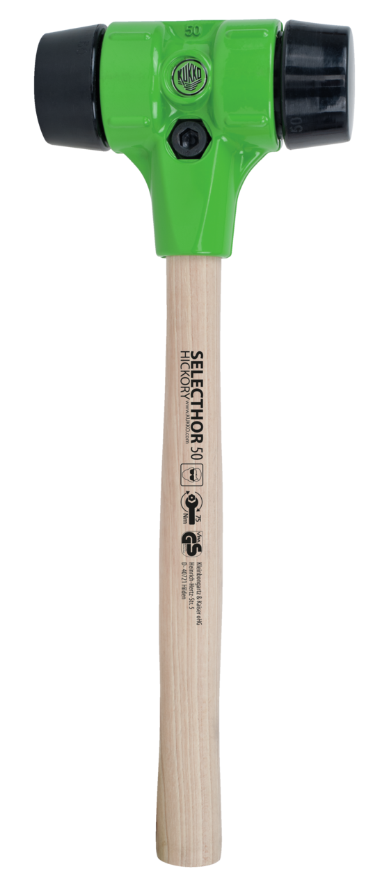 kukko 3-050111-gu-gu-1 selecthor" gu ø 50 mm for even more versatile application possibilities, the soft-face hammer can be combined with impact inse