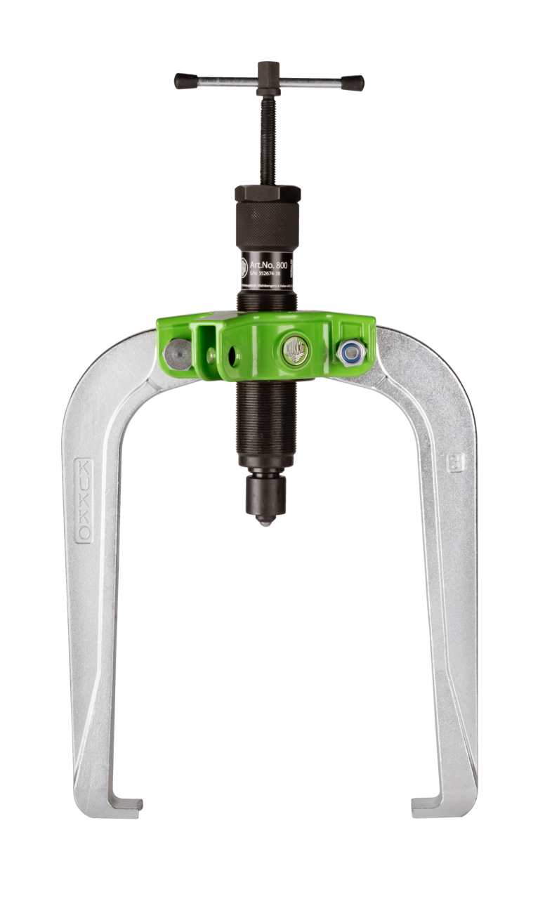 kukko 844-3-b handy, 2-arm pullers 150 x 250 mm with power-transmitting, self-centering puller legs and grease-hydraulic spindle (up to 10 t) for extracting particularly stubborn bearings, gears, and discs in all common sizes for craft, workshop,