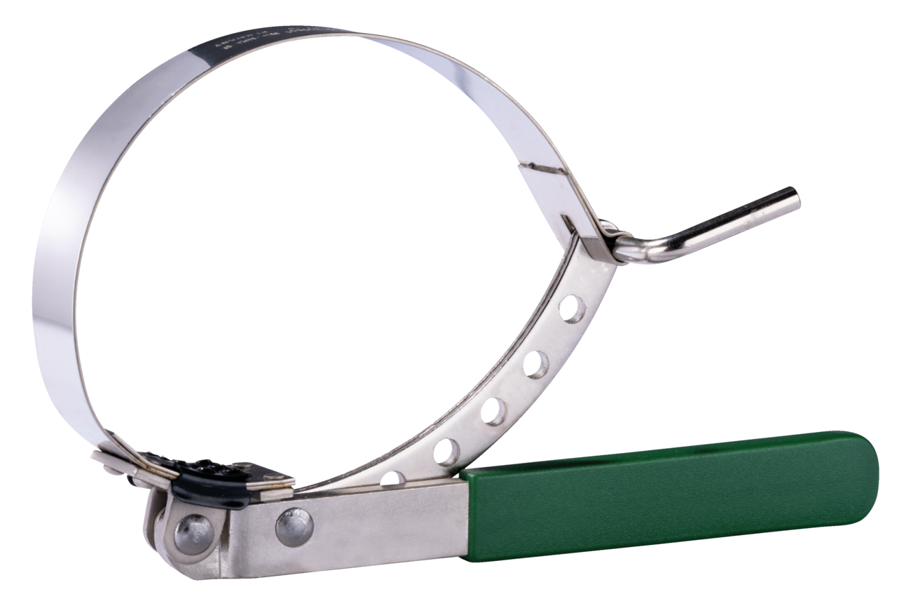 kukko 105-0 oil filter wrench ø 70-110 with quick-clamp handle for loosening oil filters and other round screw connections in crafts, industry, and workshops