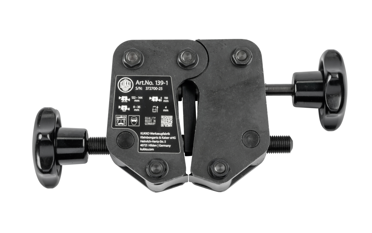 kukko 139-1 wedge extractor pliers for wedges in grooves, 0-35 mm for easy and damage-free removal of stuck wedges from the keyways of shafts in crafts, industry, and wor