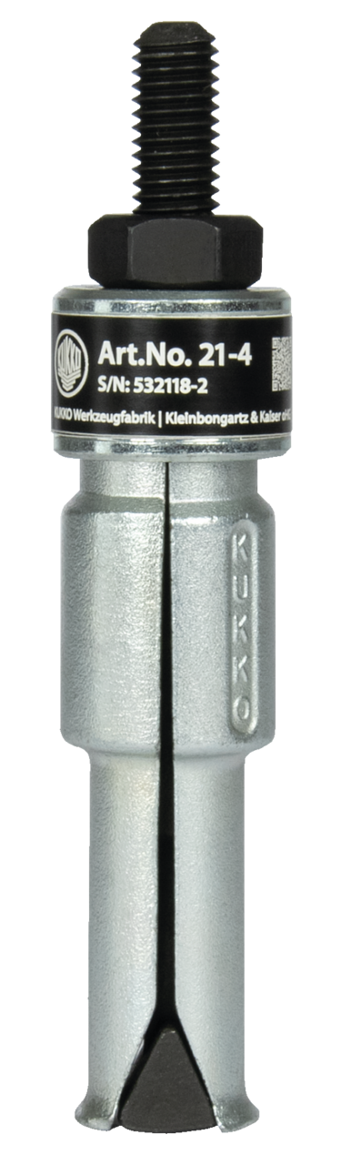 kukko 21-4 2-shell internal extractor ø 20-30 mm for pulling out internal bearings, bearing outer rings, and bushings in craftsmanship, workshops, and in