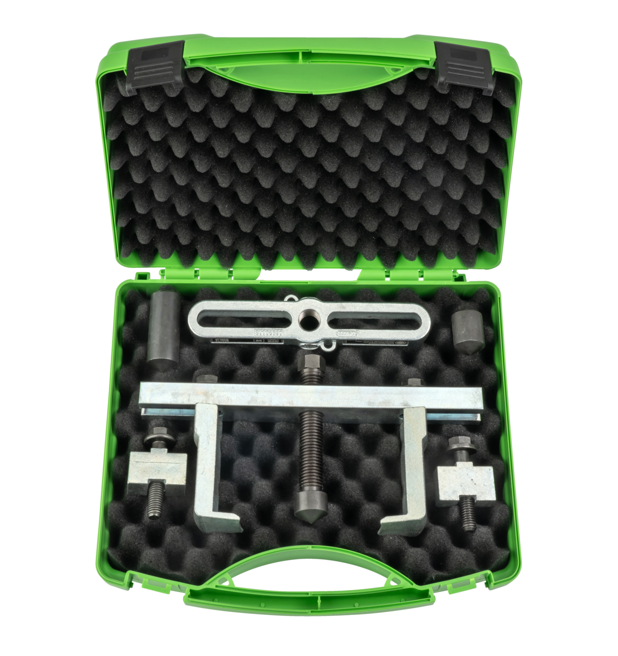 kukko 124-k car pulley puller set for all types of vehicles for all vehicle types is used for removing multi-ribbed pulleys with a diameter of up to 195 mm in autom