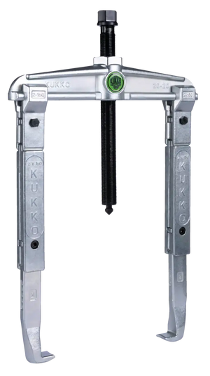 Heavy-duty Kukko gear puller tool with adjustable arms and screw spindle for industrial use