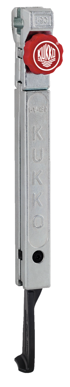 kukko 1-255-e extremely narrow, quick-adjustable jaws (single, total length 277 mm) for universal pullers