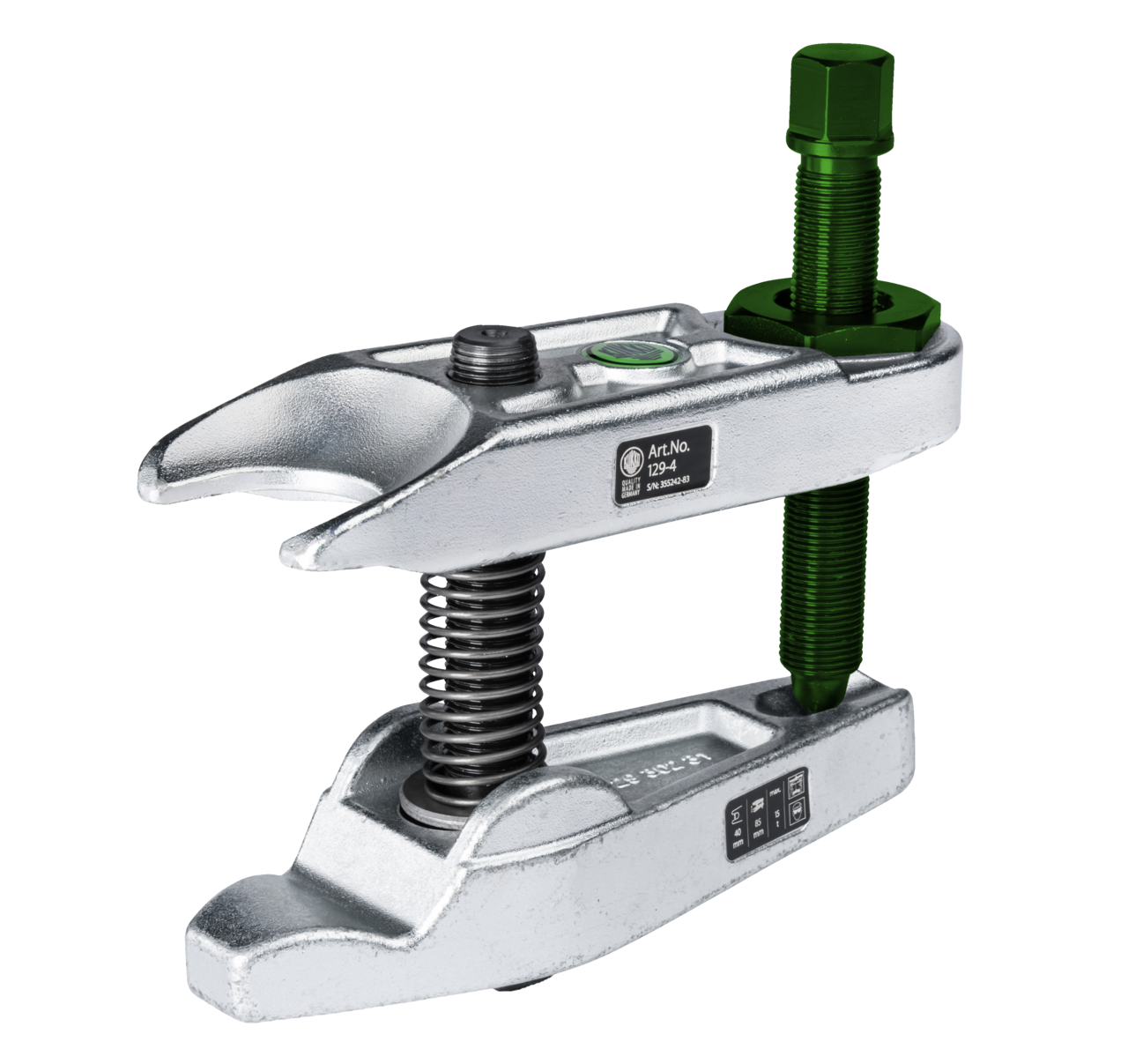 kukko 129506 adjustment screw for lever pressure ball joint puller 129-5-h, 129-5, 129-3, 129-4 for lever-type ball joint pullers of the series 129