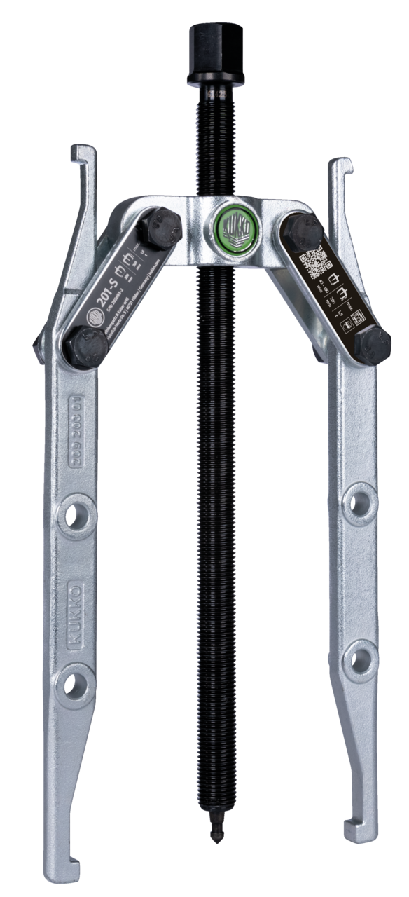 kukko 201-s 2-arm tab puller for pulling fan wheels and propellers in all common sizes for crafts, workshops, and industry