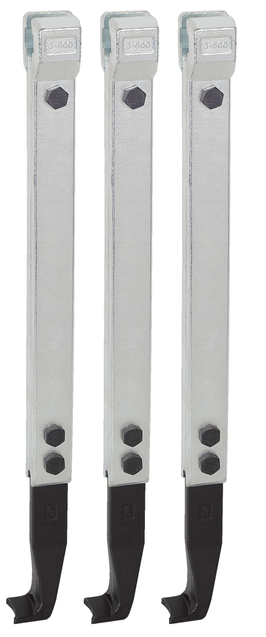 kukko 3-501-s narrow puller jaws (set, total length 540 mm) for 3-jaw universal pullers