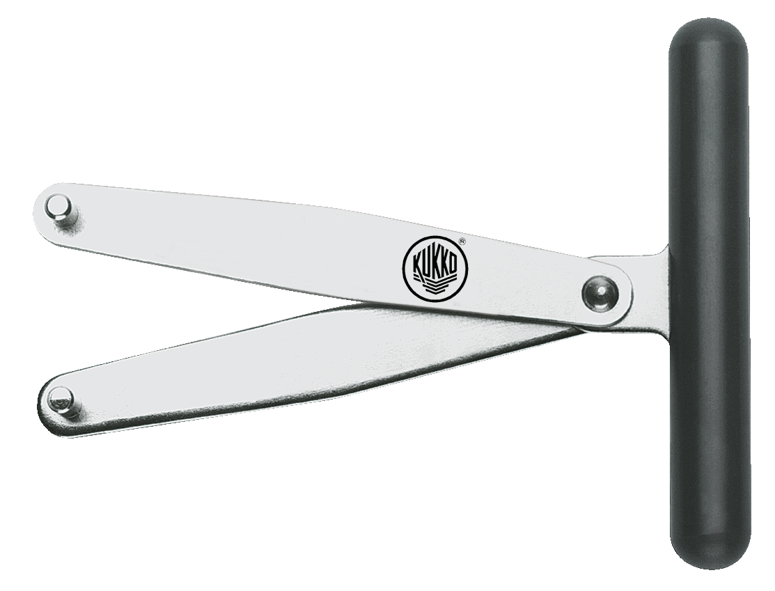 kukko 126-01 brake pad extractor for a quick and time-saving repair on brake calipers in the automotive sector