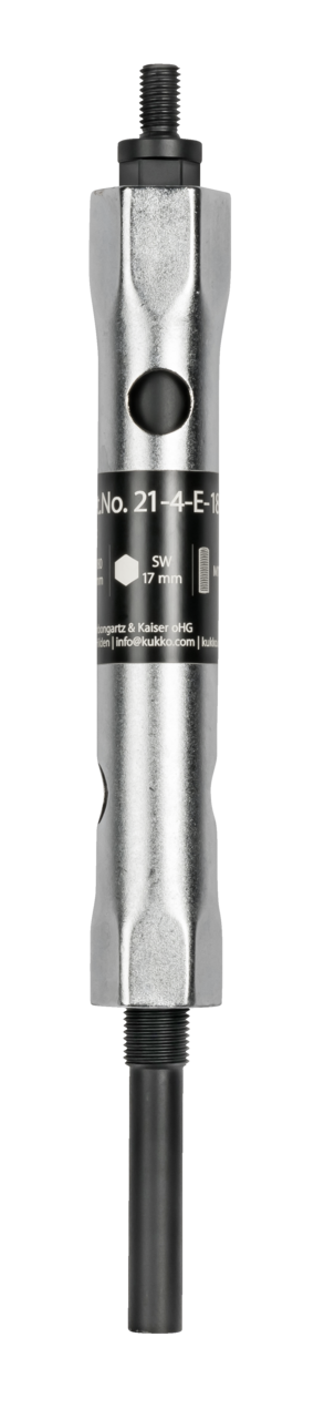 kukko 21-4-e-180 extension for internal extractor, length of extension {8909} for internal extractors of series 21-v-e is used for loosening and pulling deep-seated bearings, bearing