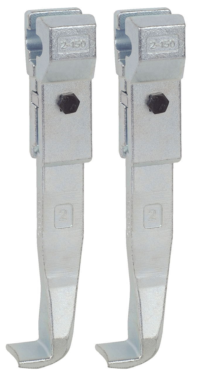 kukko 2-150-p standard jaws (pair, total length 193 mm) for 2-jaw universal pullers
