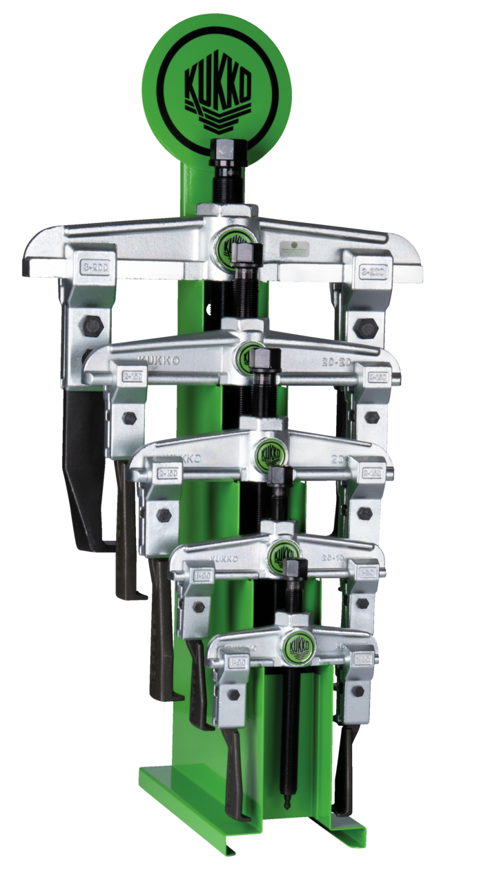 kukko 20-st-s sales display for 2-jaw universal pullers with narrow jaws for 2-jaw universal pullers is the ideal solution for the presentation and storage of various sizes of 2