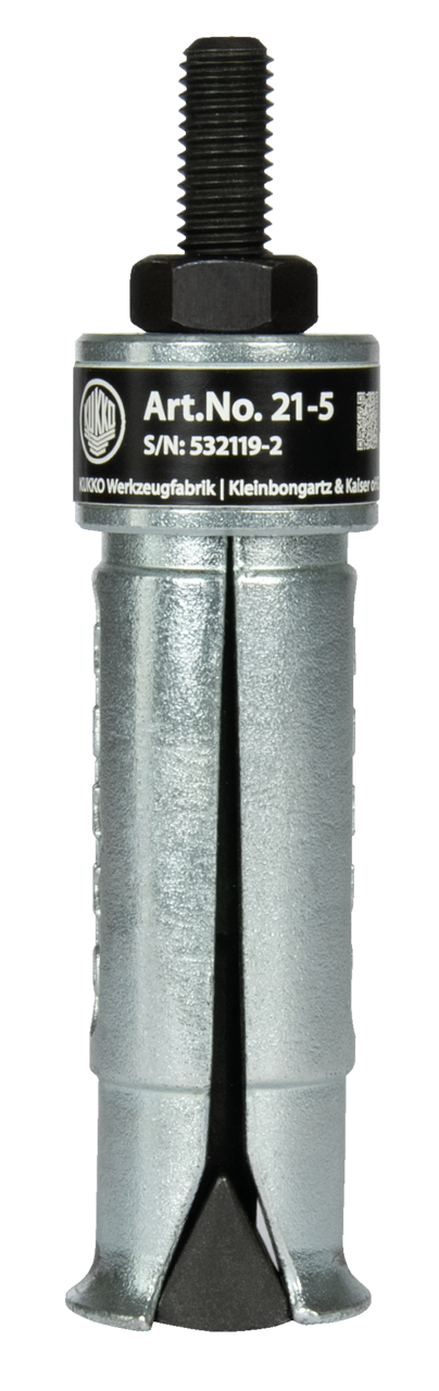 kukko 21-5 2-shell internal extractor ø 28-40 mm for pulling out internal bearings, bearing outer rings, and bushings in craftsmanship, workshops, and in