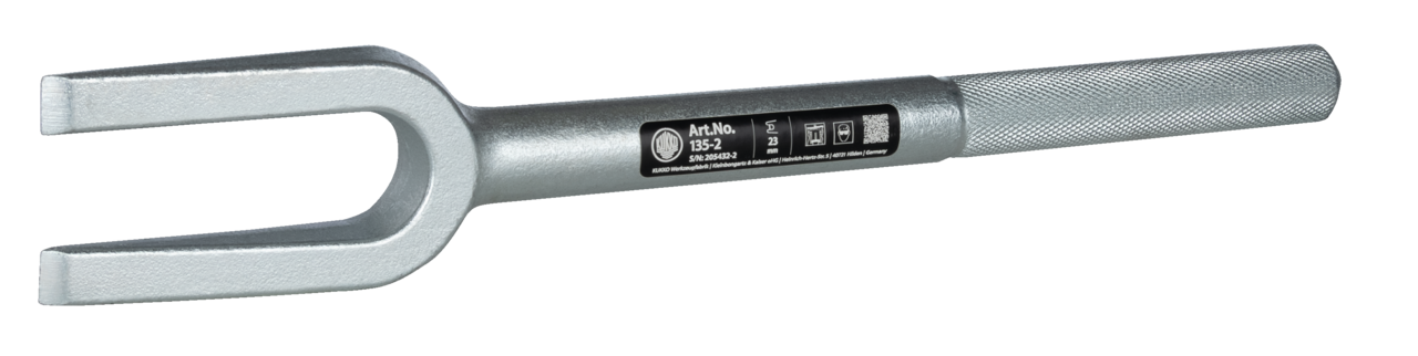 kukko 135-2 separating fork for loosening ball pivot joints that are wedged in the cone seat, for loosening steering levers, for dis