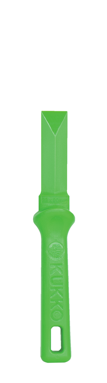 kukko 2200-2 soft scraper, single, 22 x 80 mm for gently removing adhesive weights and sealant remnants, bonded protective strips, badges, and sticker
