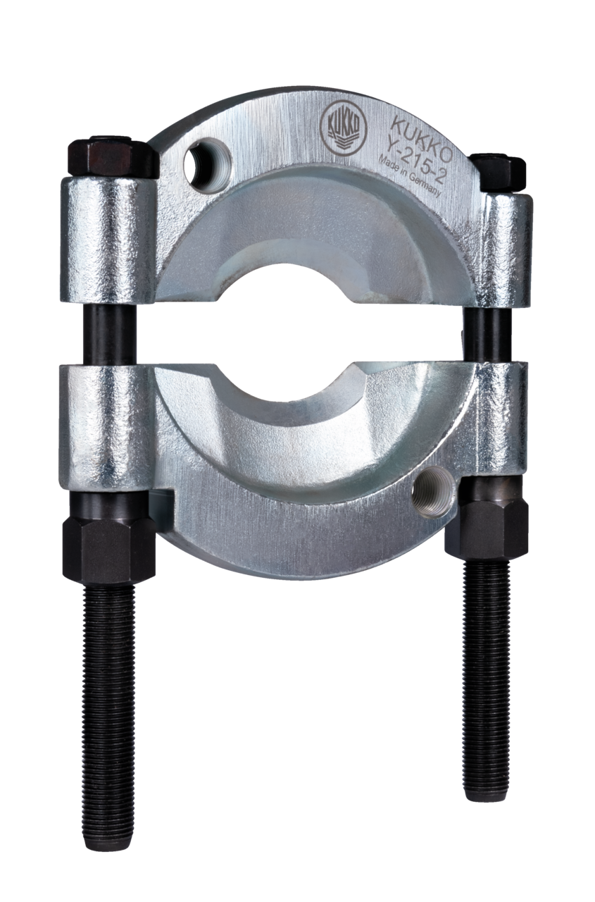 kukko y-215-2 disconnecting device for hydraulic pullers ø 22-115 mm (5/8"-18 unf) for pulling ball bearings, roller bearings, inner rings, and other flush-fitting parts in crafts, worksh