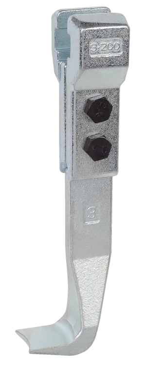 Metal mounting bracket with bolts, industrial hardware component, heavy-duty tool accessory