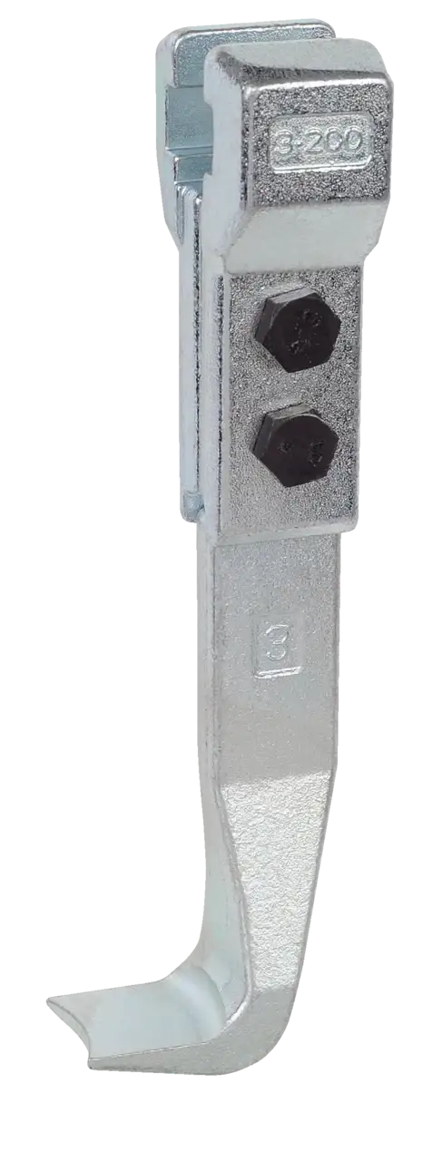 Metal mounting bracket with bolts, industrial hardware component, heavy-duty tool accessory