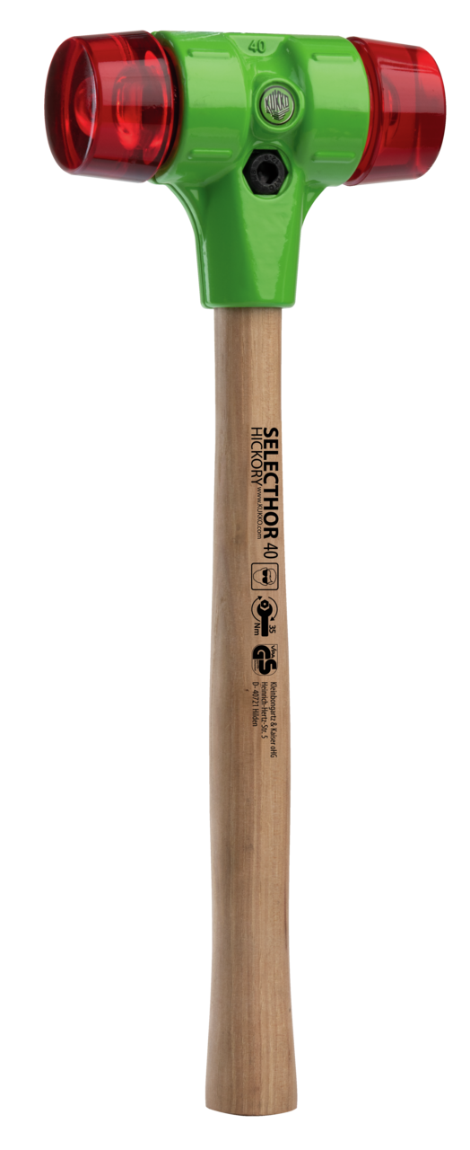 kukko 3-030111-ku-ku-1 soft face hammer "selecthor" ku ø 30 mm for assembly, repair, and maintenance work, sheet metal processing, prefabricated house construction, ca