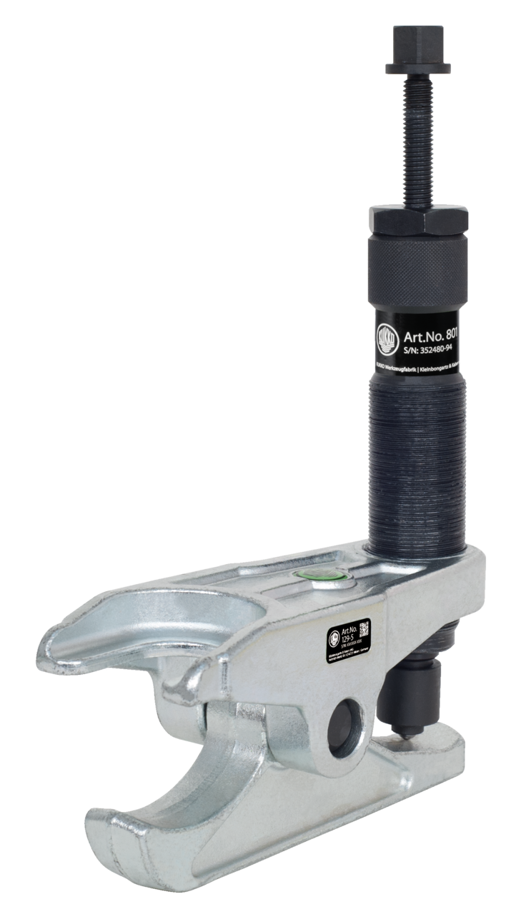 kukko 129-5-h ball joint ejector with hydraulic spindle for heavy trucks of series 129 is used for the hydraulic extraction of the ball pins when removing ball