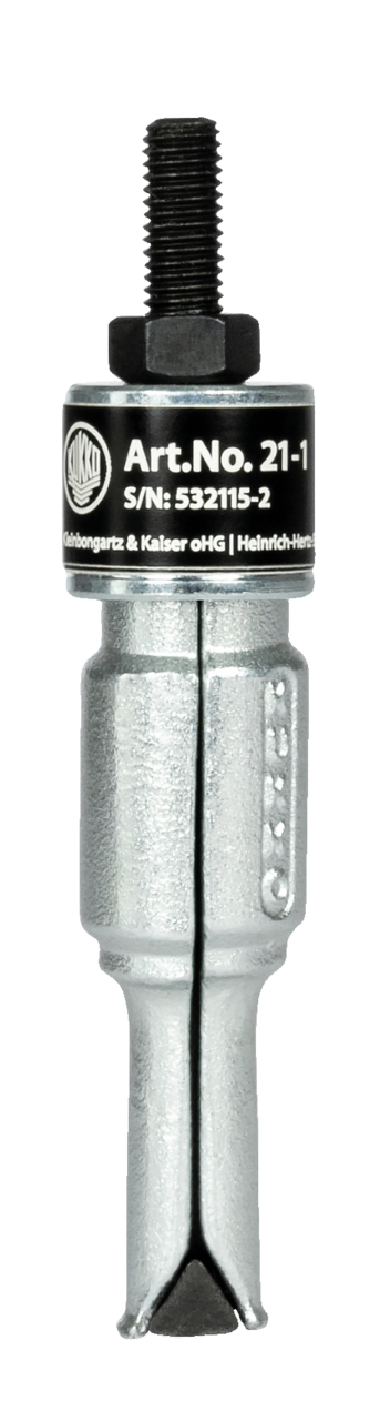 kukko 21-1 2-shell internal extractor ø 12-16 mm for pulling out internal bearings, bearing outer rings, and bushings in craftsmanship, workshops, and in
