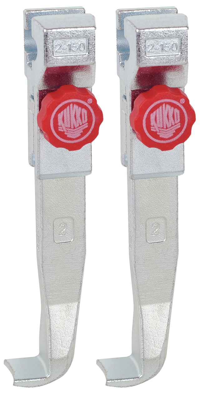 kukko 2-152-p quick-adjustable standard jaws (pair, total length 193 mm) for 2-jaw universal pullers