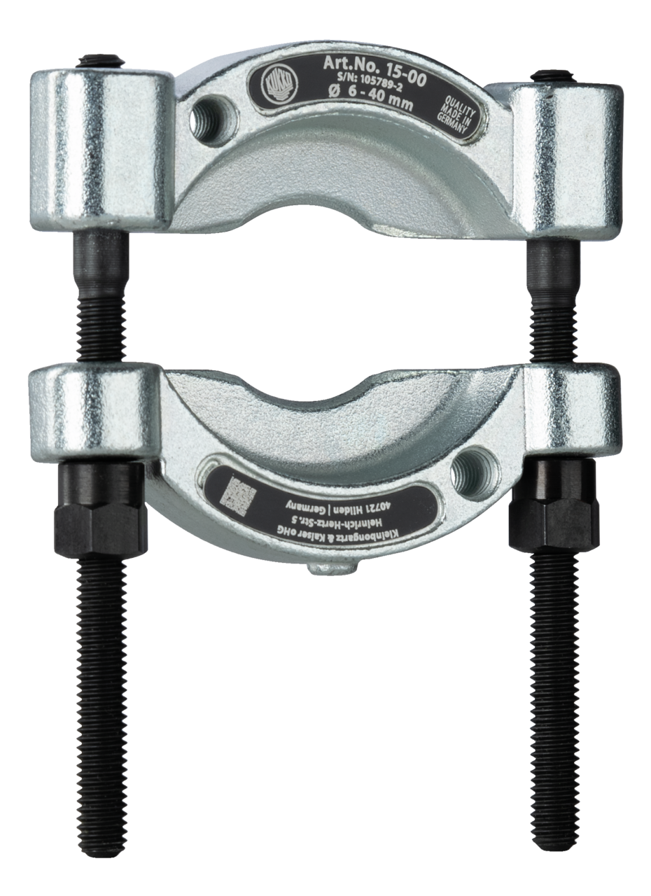 kukko 15-00 cutting device ø 6-40 mm with hole m6 for removal of ball bearings, roller bearings, inner rings, and other flat components in crafts, industr