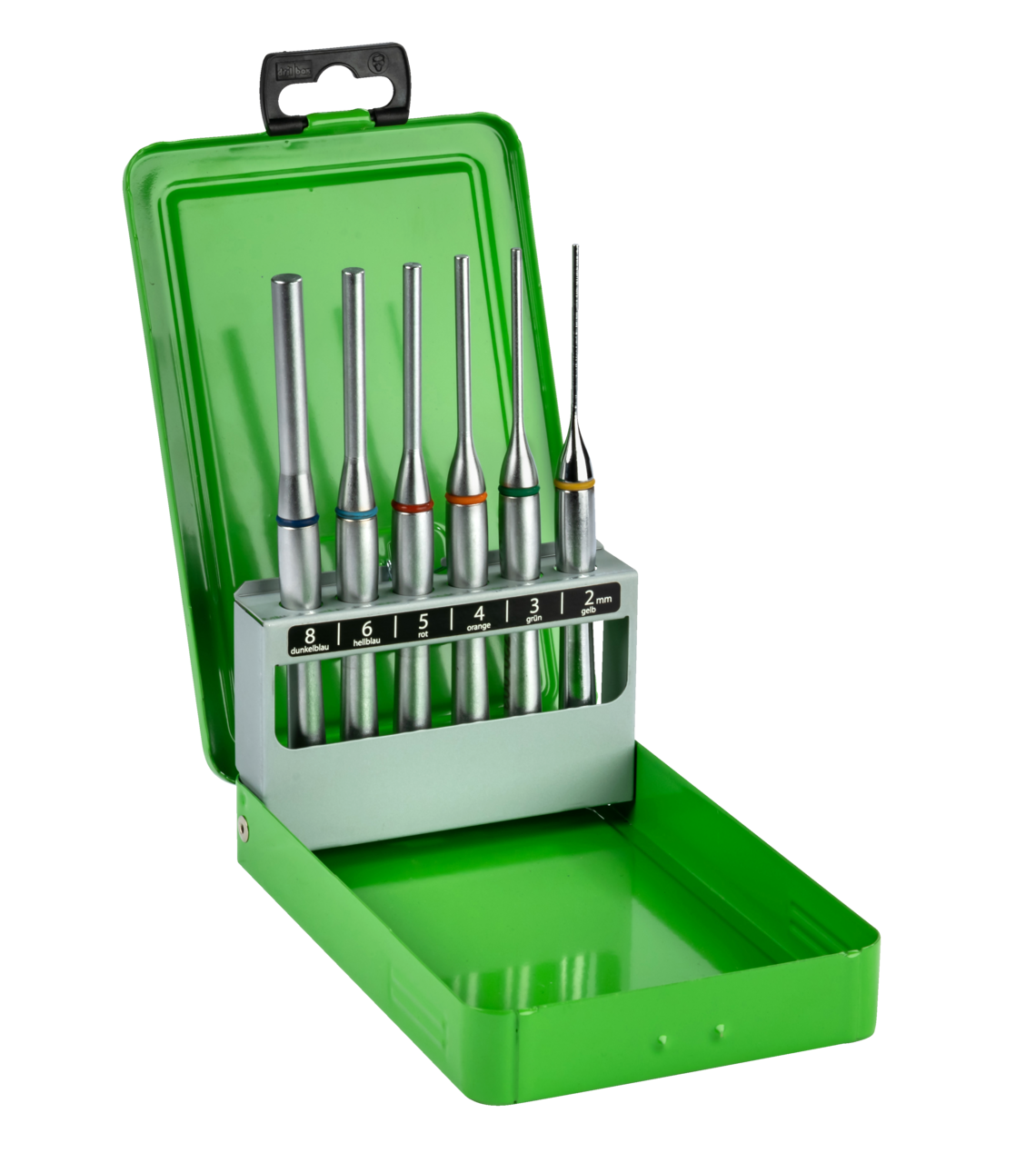 kukko 720-028 pin punch set for driving out pins and similar parts in crafts, industry, and workshops