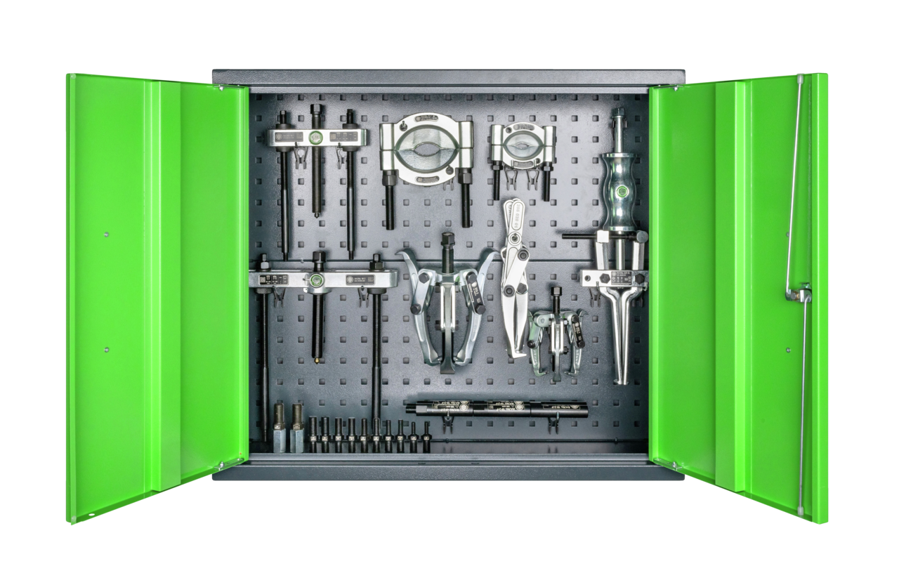 kukko 224-678 tool cabinet with puller set 30-piece for secure and organized storage of tools