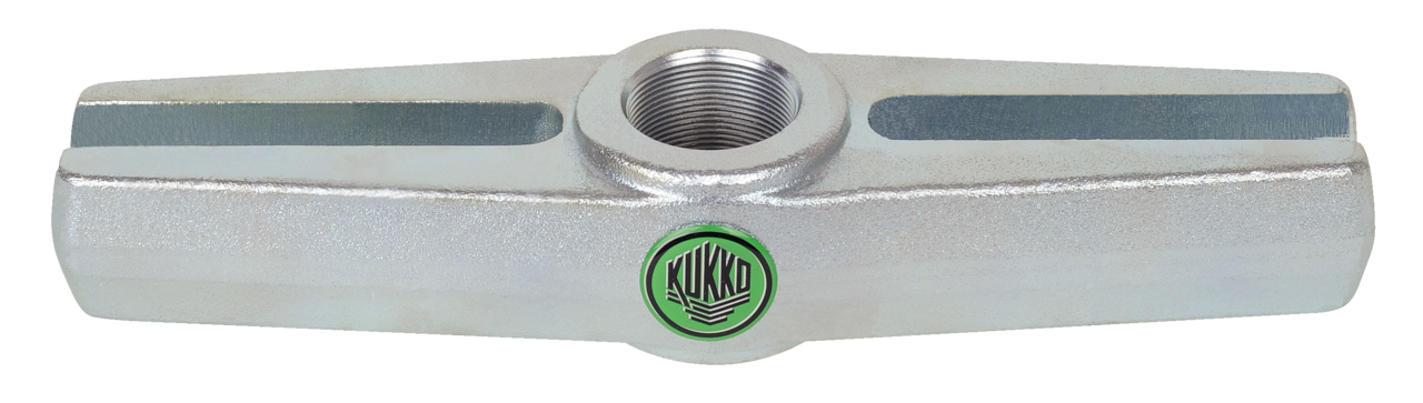 kukko 818-820 crossbar for pullers with hydraulic spindle 845-855, 845-858, 818-0, 818-100, 818-150, 818-215, 820-0 for pullers with hydraulic spindle of series 818-0 or 2-jaw pullers with short hydraulic spindle of seri