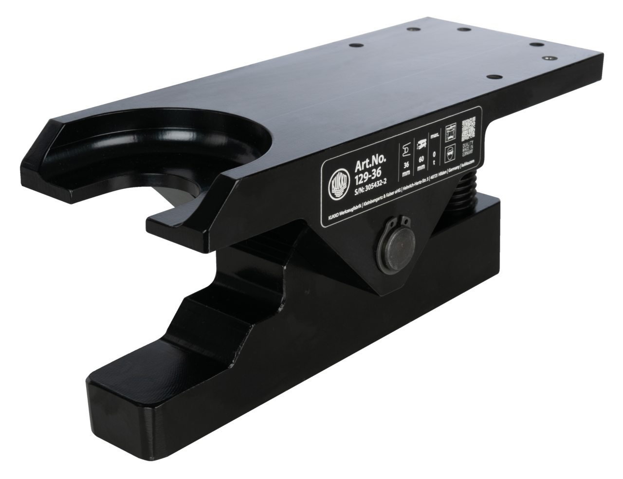 kukko 129-36 track and push rod joint puller for tie rods and push rods of the series 129 is used for the hydraulic pressing out of the ball pins whe