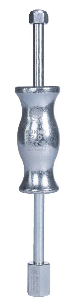 kukko 22-01-g27-a sliding hammer device for universal puller set 27-a for universal puller set 27-a and allows internal extraction without existing supports