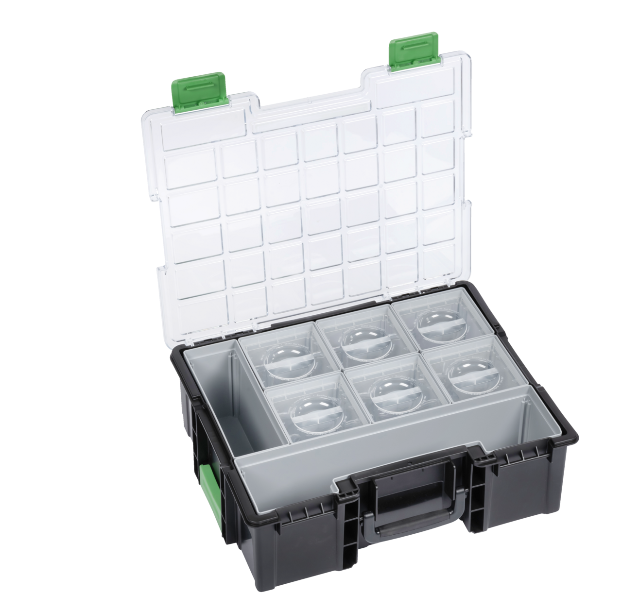 kukko k-a-kt-440-355-144 innovative kukko small parts case made of plastic with connection closure 440x355x144
