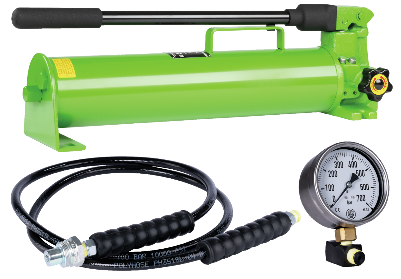 kukko yhp-425 hand pump with hose, pressure gauge for durability and user-friendliness