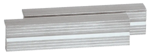Pair of metal planer blades for industrial woodworking tools