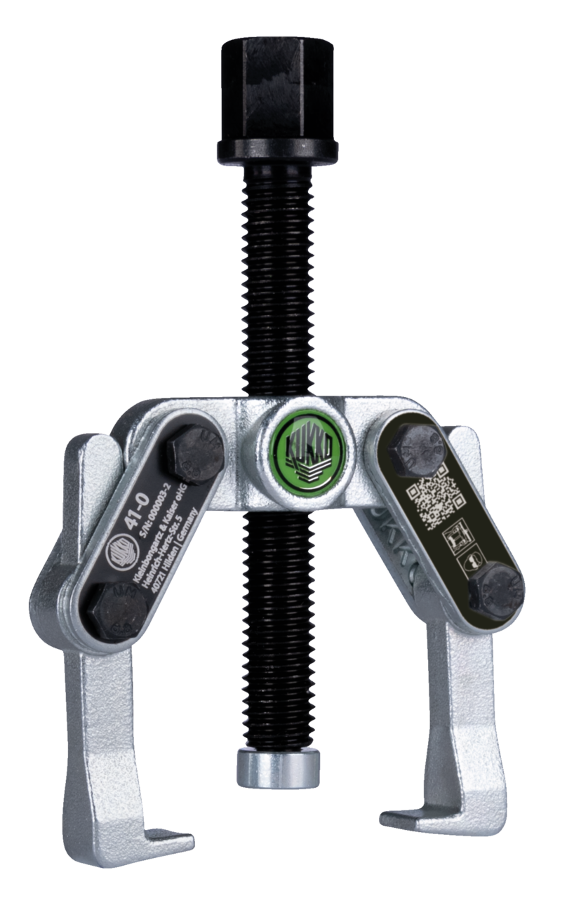 kukko 41-0 2-arm universal puller 60 x 40 mm with swivel puller legs for pulling bearings, gears, and discs in all common sizes for crafts, workshops, and industry
