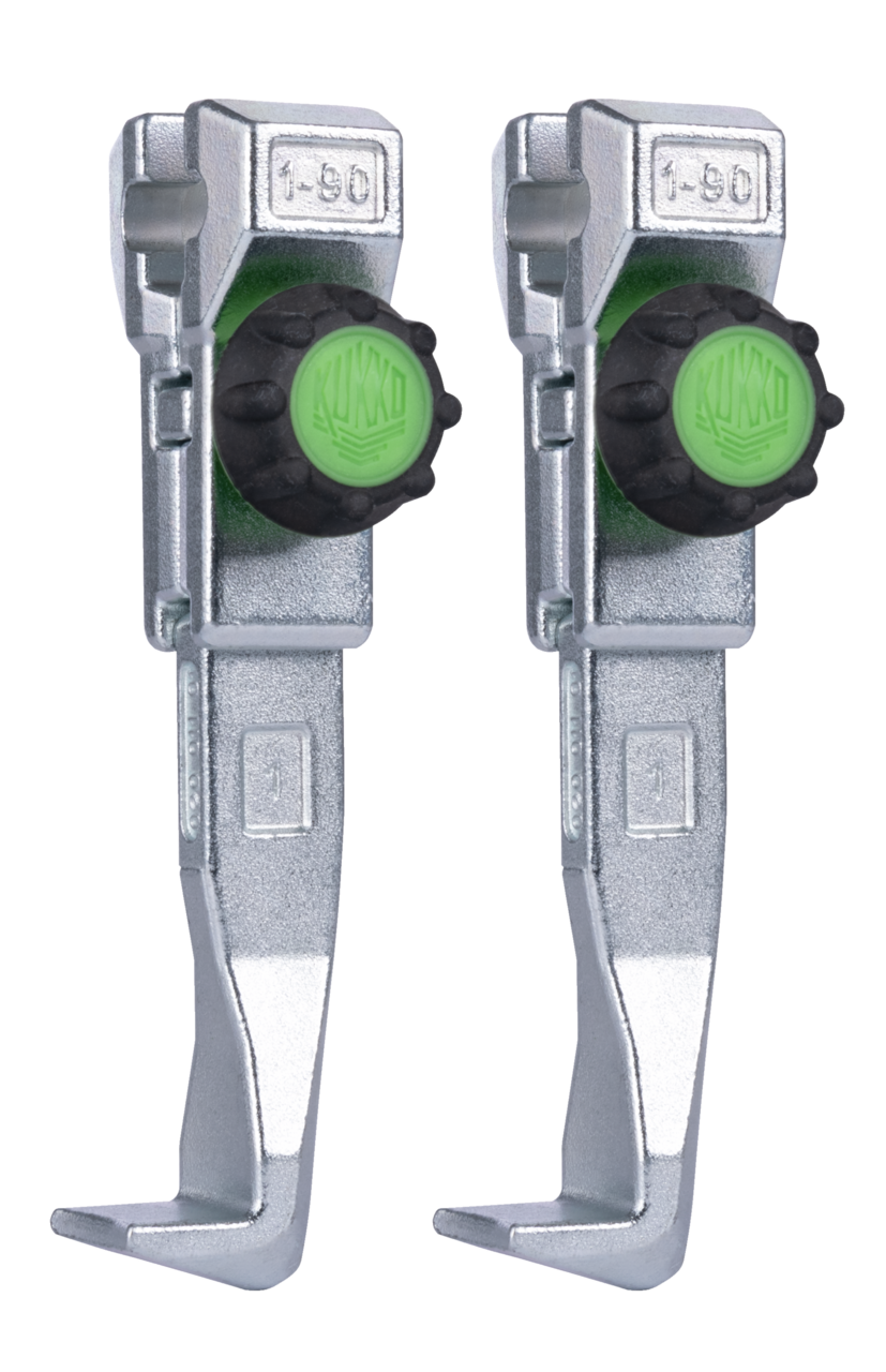 kukko 1-92-px quick adjustable standard trigger hooks (pair) for 2-jaw universal pullers