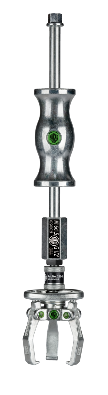 kukko 225-3-g 3-arm puller with self-centering puller legs for pulling bearings, gears, and discs