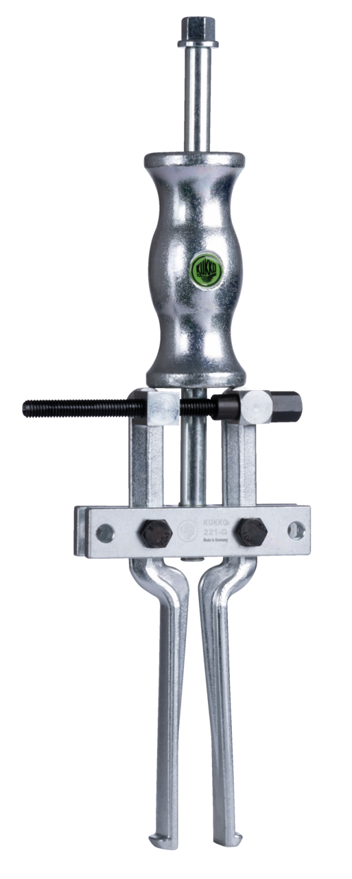 kukko 221-g internal extractor with slide hammer ø 30-180 mm for pulling and internal extraction of ball bearings, roller bearings, inner rings, and other flush-moun